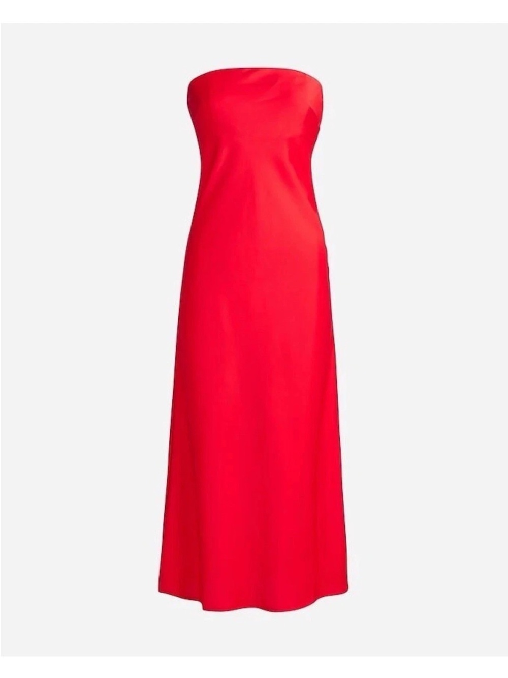 J Crew Collection scarlet strapless maxi dress size 6